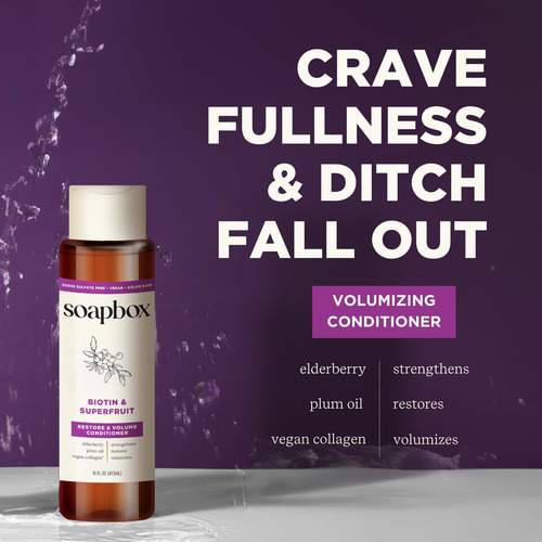 Conjunto De Shampoo E Condicionador De Biotina E Superfrutas