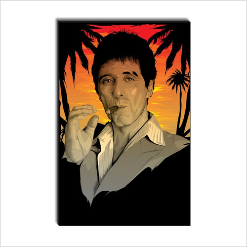 Cuadro Decorativos Scarface 60x43 Cm