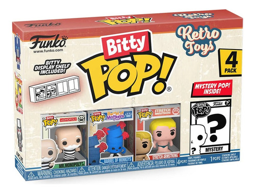 Funko Bitty Pop! Retro Toys - Mr. Monopoly 4 Pack