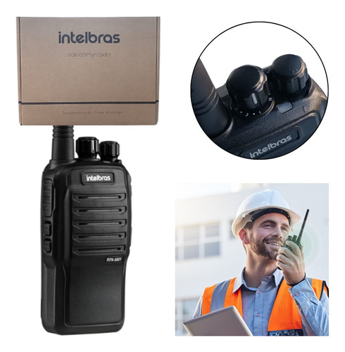 Radio Comunicador Intelbras Rpa 6001 Uhf Ht Profissional 4w