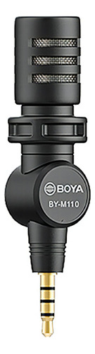 Microfone Condensador Omnidirecional By-m110 Boya Preto