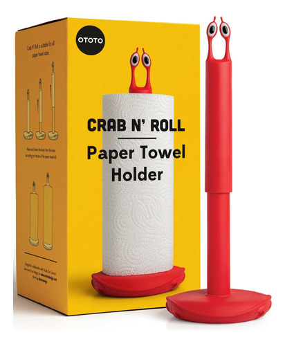 Ototo Crab N Roll Paper Towel Holder Mostrador De Toallas De