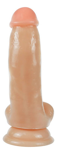 Pene grande con escroto y ventosa de 17 x 3,6 cm