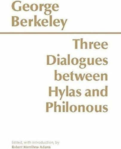 Libro: Three Dialogues Between Hylas And Philonous (hackett