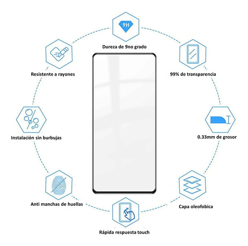 Mica Infinix Hot 50i Protector De Cristal Templado Kit 2pz