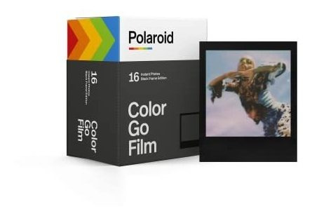 Filme Colorido Polaroid Go Moldura Preta Pacote Duplo 16