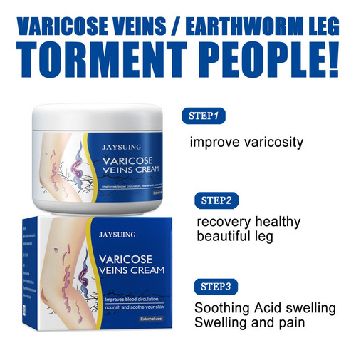 2 × Creme Para Venas Varicosas X Spider Varique Venin Treat