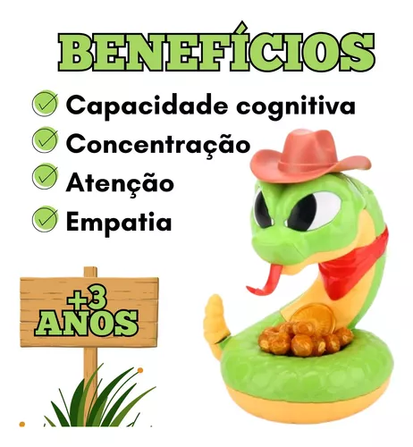 Jogo Tesouro Da Serpente Brinquedo Divertido - Zoop Toys em