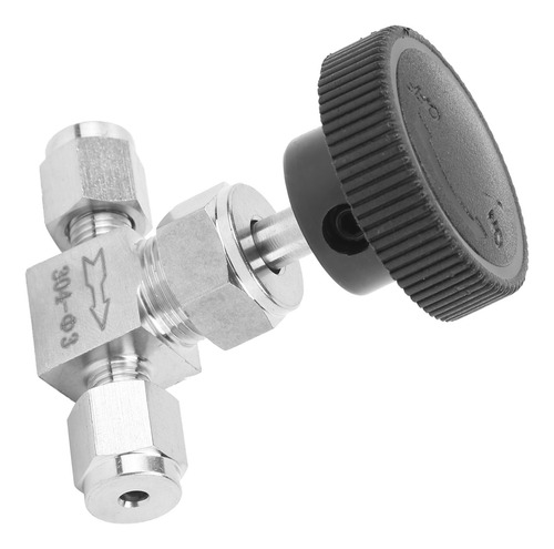 Válvula De Aguja De Acero Inoxidable 304 De 2 Vías De Alta P