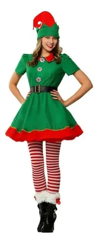 comprar Disfraces Navideños, Disfraz Duende Navidad, Disfraces De Cosplay De Elfo Navideño Para Niños,traje De Duende Para Niña,disfraces,disfraz Navideño