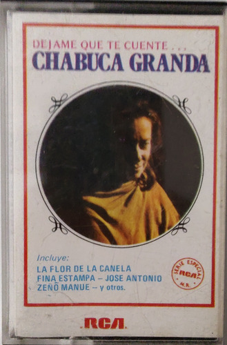 Cassette De Chabuca Granda Déjame Que Te Cuente(2486 