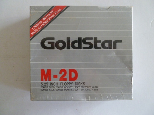 Floppy Disks 5.25 Inch Diskete Golstar M-2d