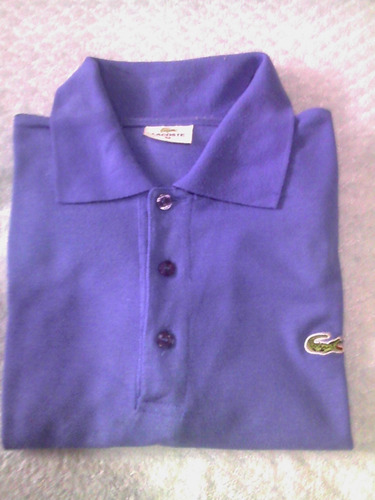 Vendo Franela Chemise Marca Lacoste Color Azul Talla M 