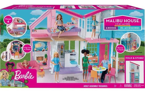 Casita Barbie Estate Malibu House Original Directo Usa Nueva