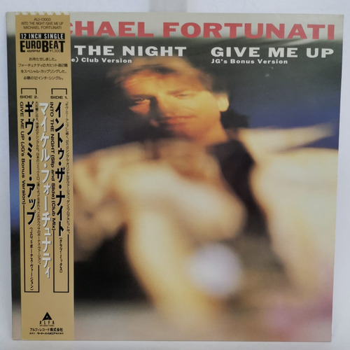 Michael Fortunati Into The Night Give Me Up Vinilo Single