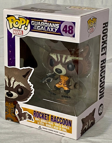 Funko Rocket Raccoon Guardians Of The Galaxy #48