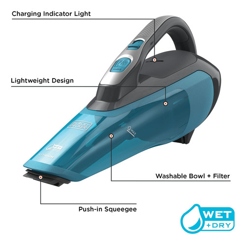 Aspiradora De Mano Black+decker Dustbuster Hlwva325j21-ar Azul