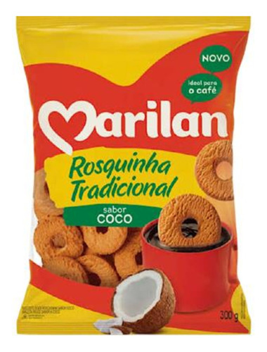 Biscoito Rosquinhas De Coco Marilan Deliciosa