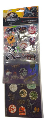 Set De Stickers - Jurassic - Licencia Oficial