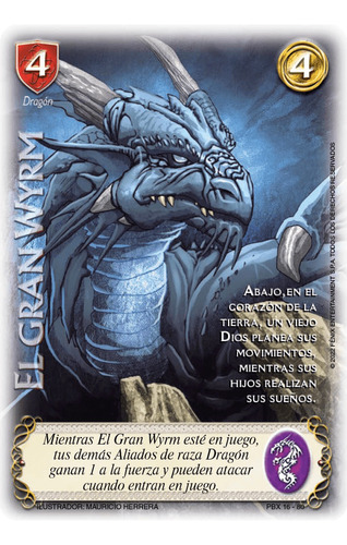 Carta El Gran Wyrm Pb Extendido