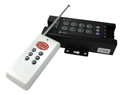 Dimmer Controlador 12v-24v Rgb + Control Rf 8 Botones 12a