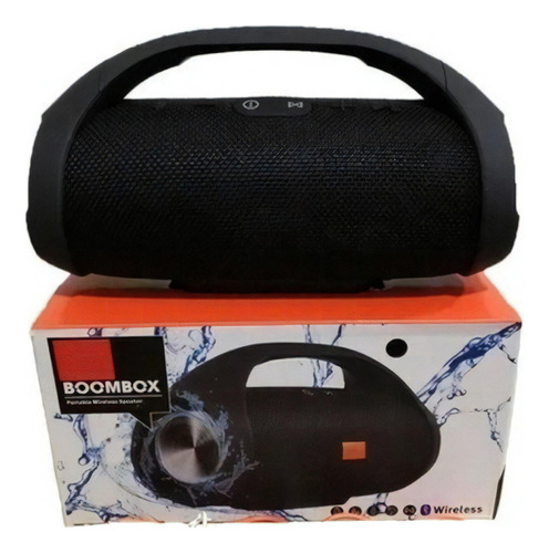 Caixa De Som Boombox Bluetooth Portátil 22cm Preto 110v/220v