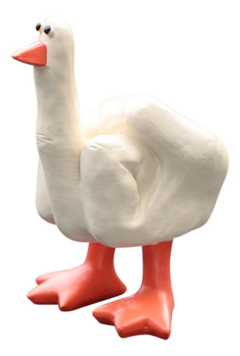 Escultura De Pato Pequeño Con El Dedo Medio, Decoración De R