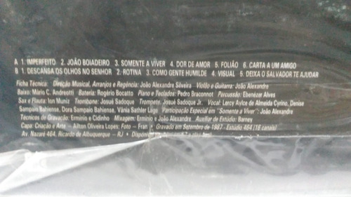 Lp Quarteto Vida - Carta A Um Amigo - Disco De Vinil (Usado)