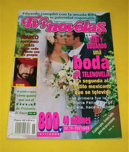 Bibi Gaytan Revista Tv Y Novelas Thalia Marco Antonio Solis