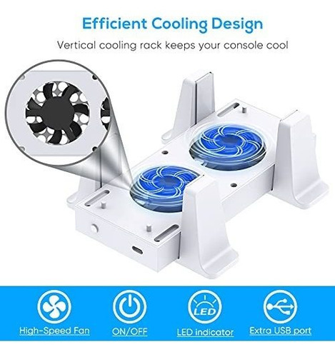 Soporte De Refrigeracion Compatible Con Xbox Series S Blanco