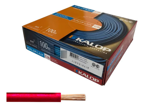 Cable Unipolar 4mm Normalizado Cat5 Kalop Rollo 100mts