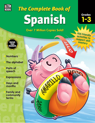 The Complete Book Of Spanish, Grades 1 - 3