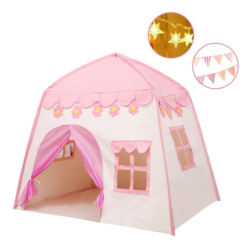 Imagen 1 de 8 de Casa De Niñas Castillo Princesa Juguete Interior Tienda