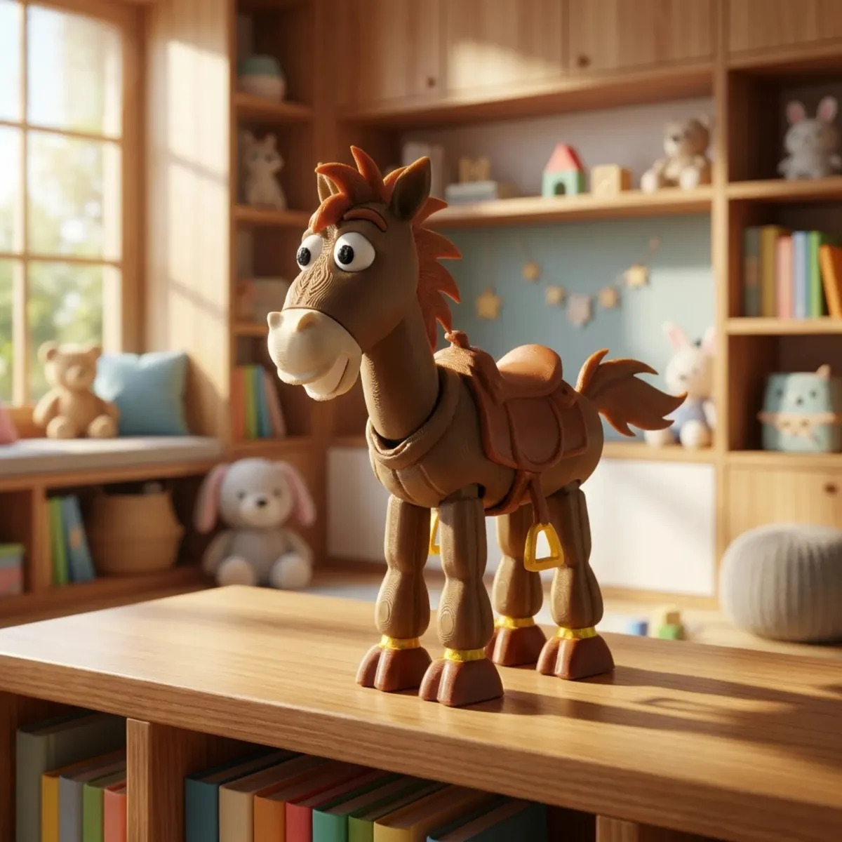 Muñeco Tiro Al Blanco Toy Caballo Articulado de Chetitos Malos woody, buzz, impresion 3d figura coleccionable