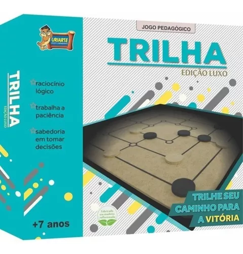 Jogo de Tabuleiro Trilha MDF Coluna 790693 na Papelaria Art Nova