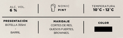 Imagen 4 de 4 de Cerveza Minerva Stout 12 Pack