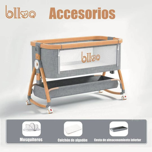 Cuna Corral Bebé Con Mosquitero + Colchon Confortable