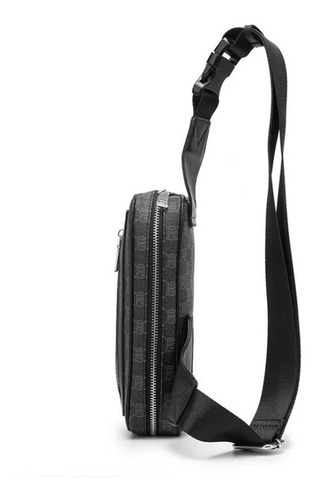 Imagen 6 de 9 de Bolso De Pecho / Riñonera Pu Para Hombre