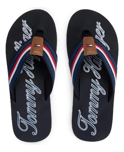 Sandalias Tommy Hilfiger Hombre 4306dw5 Color Azul