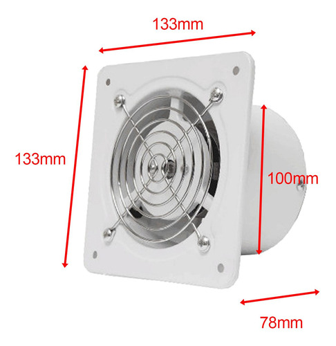 Ventilador De De 4 Pulgadas, Ventilador De Pared, Extractor