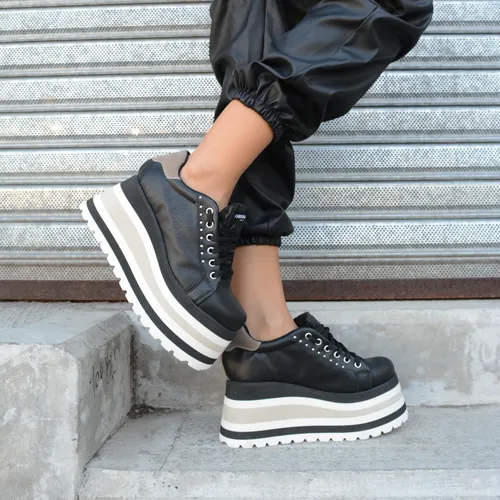 Zapatillas con taco alto hotsell