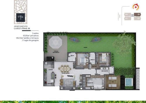 Imagem 19 de 28 de Apartamento Com 3 Dormitórios À Venda Por R$ 1.039.990,00 No Bairro Mercês - Curitiba / Pr - Coppa Alto Mercês - 921911