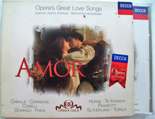 Amor Arias De Operas Caballe Carreras Domingo Freni Cd (ee 