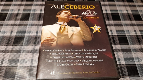 Ale Ceberio - 20 Años Con Amigos - Dvd Original 