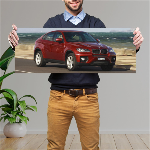 Cuadro 30x80cm Auto 2008 Bmw X6 Au 59247 629