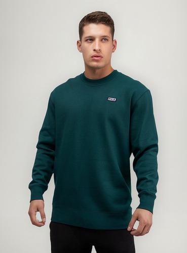 Polerón Fila Letter Ii Hombre Verde