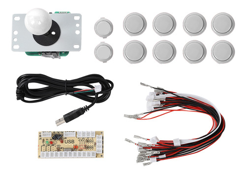 Botón De Juego Y Joystick Individual Diy Arcade Kit Cy-822a