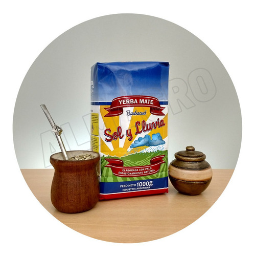 Yerba Mate Sol Y Lluvia 3 Kg (en Paquetes De 1 Kg) Almagro