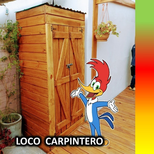 Imagen 6 de 8 de Galpón Casita Madera Deposito Placard Jardín Caseta Piscinas