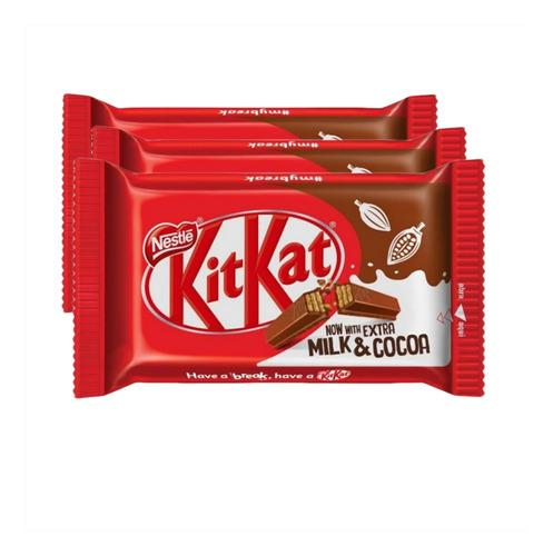 Chocolate Kitkat Con Leche Nestle 24u X 41,5g - Cotillón Waf